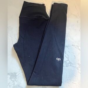 ALO Yoga Womens Airbrush Black Leggings